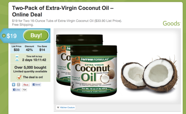 Coconut Oil Groupon